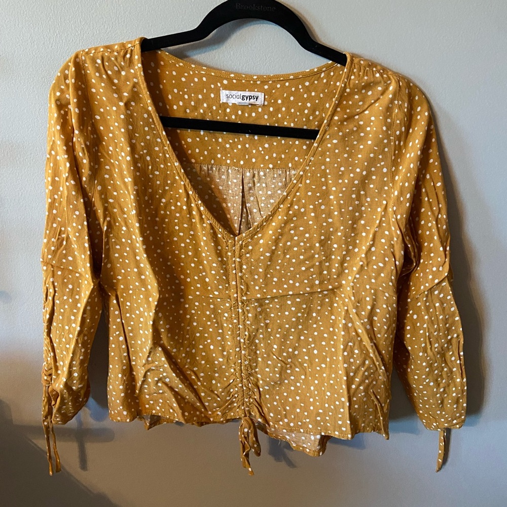 Social Gypsy Crop Blouse